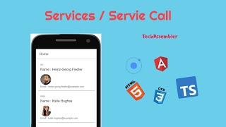 Ionic 5 Functionality : 01 - Service & Service Call