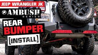 S3 Power Sports Jeep Wrangler JK "Ambush Series" Rear Bumper Install