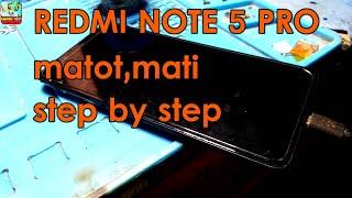 redmi note 5 pro mati total matot hardware tuser pemula teknisi hp pemula