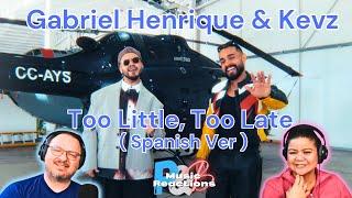 Gabriel Henrique & Kevz "Too Little Too Late (Spanish Ver.)" ( JoJo Cover) | Couples Reaction!