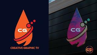 How To Create A Simple Logo In Adobe Illustrator CC - Creative Graphic TV