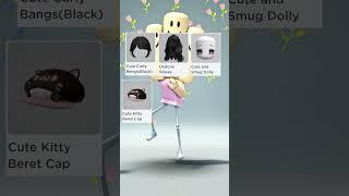 ROBLOX CHEAP OUTFIT IDEA MATCHING CAT  #shorts