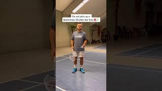 tutorial trick shuttle cock #badminton #shorts