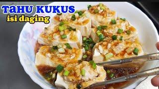 STEAMED MEAT-FILLED TOFU WITH SAUCE ||  Taiwanese style