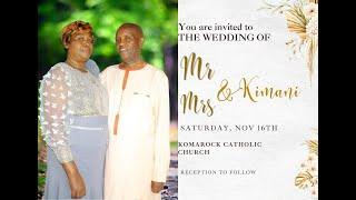 Mr. & Mrs. Kimani Wedding