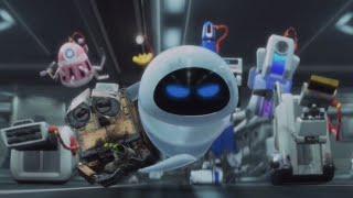 Wall-E but it's only the reject robots