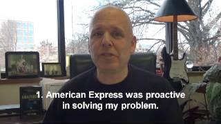 Amazing American Express Customer Service Experience