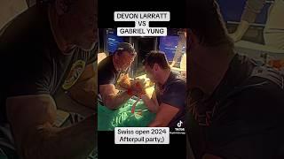 DEVON LARRATT VS GABRIEL YUNG 2024 AFTERPULL #motivation #devonlarratt #armwrestling #sports