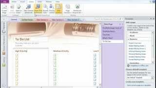 Microsoft Office OneNote 2010 - A tutorial- Great tool of Office 2010