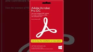 Adobe Acrobat Pro DC 2023 (windows) – Lifetime licence