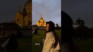 Basilica of Sacré-Coeur in Montmartre, Paris #montmartre #france #paris #autumn #november