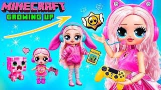 Gamer LOL Girl Growing Up! 32 Doll DIYs