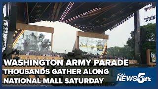 Thousands lined the streets of Washington as Army celebrated its 250th Anniversary