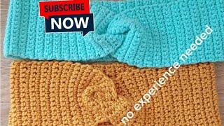 DIY Crochet Headband | Quick & Easy Pattern Anyone Can Do. How to crochet for beginners