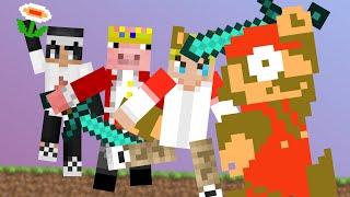 Minecraft Manhunt VS Super Mario Bros. | Mario Animation