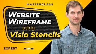 Website Wireframe using Visio Stencils