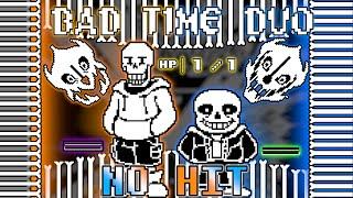 [NO HIT] Bad Time Duo Sans and Papyrus fight by Offspringy (Extreme Mode)