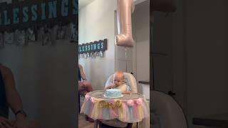 Our daughter celebrates her FIRST birthday! #stella #baby #princess #1stbirthday #shorts