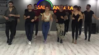 Salsa Dans Kursu - Salsa Ankara Dans Akademi Öğrencileri ile Ders Sonu