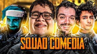 ESSE SQUAD É UMA COMÉDIA!  - FT. @TheSmzinho @Gaules @ninexTT | COD WARZONE