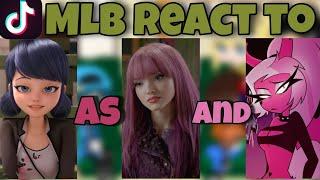 MLB react to Marinette as Mal and Verosika Mayday! | Compilation | Gacha Club