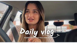 Daily Vlog Ziua 2Duminică în familie| Haul Homesense | Vă arăt poze vechi & Mă emoționez usor