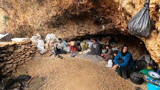 Heavy Rain in The Nomadic Village _ the village & nomadic lifestyle of Iran