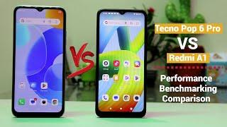 Tecno Pop 6 Pro Vs Xiaomi Redmi A1  Performance Test Comparison