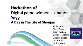 MED GAIMS - Lebanon Hackathon 2 - Digital Game Winner - Yayy