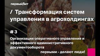 Часть 3: Организация оперативного управления и документооборота на примере внедрения в агрохолдинге