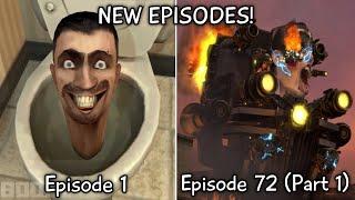 Skibidi Toilet 1 - 72 (Part 1) All Episodes (60 FPS REMASTERED) Gman Killed Astro Toilet (Episode 77