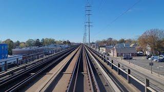 4K/60p: LIRR M3 Front Window Babylon to Penn Station (Express Run)