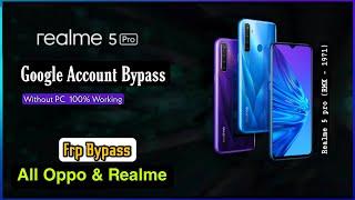 Realme 5 Pro Frp Bypass || Google Account Bypass (Without PC) || All Realme Frp Bypass 