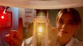 ASMR Eye Exam : Detailed Exam of Your Corneas | Slit Lamp, Detailed Lights Inspection