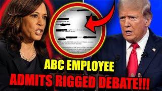 Kamala Harris LOSES IT after ABC Employee BLOWS WHISTLE On Kamala & ABC RIGGED DEBATE AGAINST TRUMP