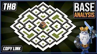 THE ULTIMATE TH8 HYBRID/TROPHY[defense] Base 2024!! Town Hall 8 Hybrid Base Design – Clash of Clans