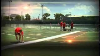 SportMaster Installer: Competition Athletic Surfaces Installing Quickstart Tennis Courts