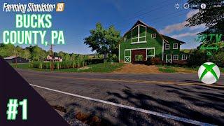 Farming Simulator 19 | Bucks County | Ep. 1 | Town Survival Roleplay