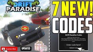 NEW! - WORKING‼️CODES FOR DRIFT PARADISE CODES ROBLOX 2024 - DRIFT PARADISE ROBLOX CODE