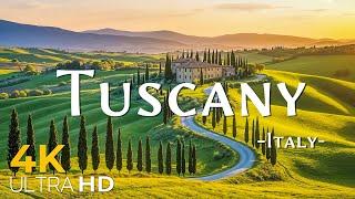 TUSCANY 4K Amazing Aerial Film -A Journey Through Rolling Hills and Vineyards Of Italy- Video 4K HDR