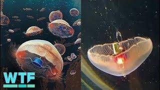 استعراض CNET What's inside the world's first cyborg jellyfish