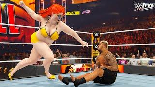 Solo Sikoa Vs Rhea Ripley | WWE SMACKDOWN | INTERGENDER MATCH FEMALE WRESTLING | JUNE 13 , 2025