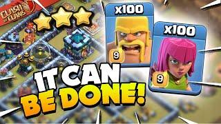 I used BARCH to 3 Star a Max TH13 in War (Clash of Clans)