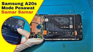 SAMSUNG A20S MODE PESAWAT SAMAR SINYAL HILANG