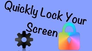 Mac: Quickly Lock your screen using the menu bar!