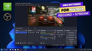 Best OBS Settings for Recording & Streaming [Nvidia Graphics Card]  - Hindi