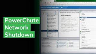 Configuring PowerChute Network Shutdown for VMware ESXi & vCenter | Schneider Electric Support