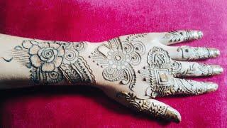 Back hand mehndi design l latest flower mehndi design l Arabic mehndi design for hands l mehndi l