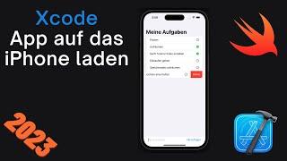 Xcode - App auf das iPhone laden