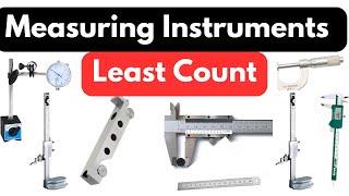 All Measuring Instruments Least Count